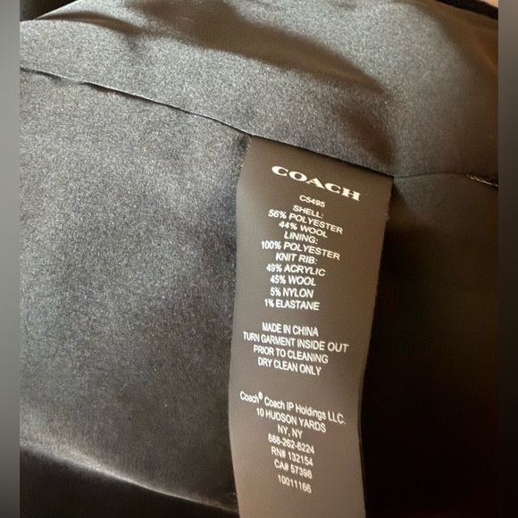 90’s ⭐️ COACH rare 2 PURSE 👛 pockets, wool, EUC VINTAGE collector piece - Picture 9 of 16